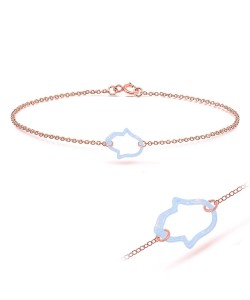 Light Sapphire Opal Bracelet BRS-238A-RO-GP